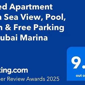 Apartment 1 Bed With Sea View, Pool, Gym & Free Parking In Marina, Dubai
